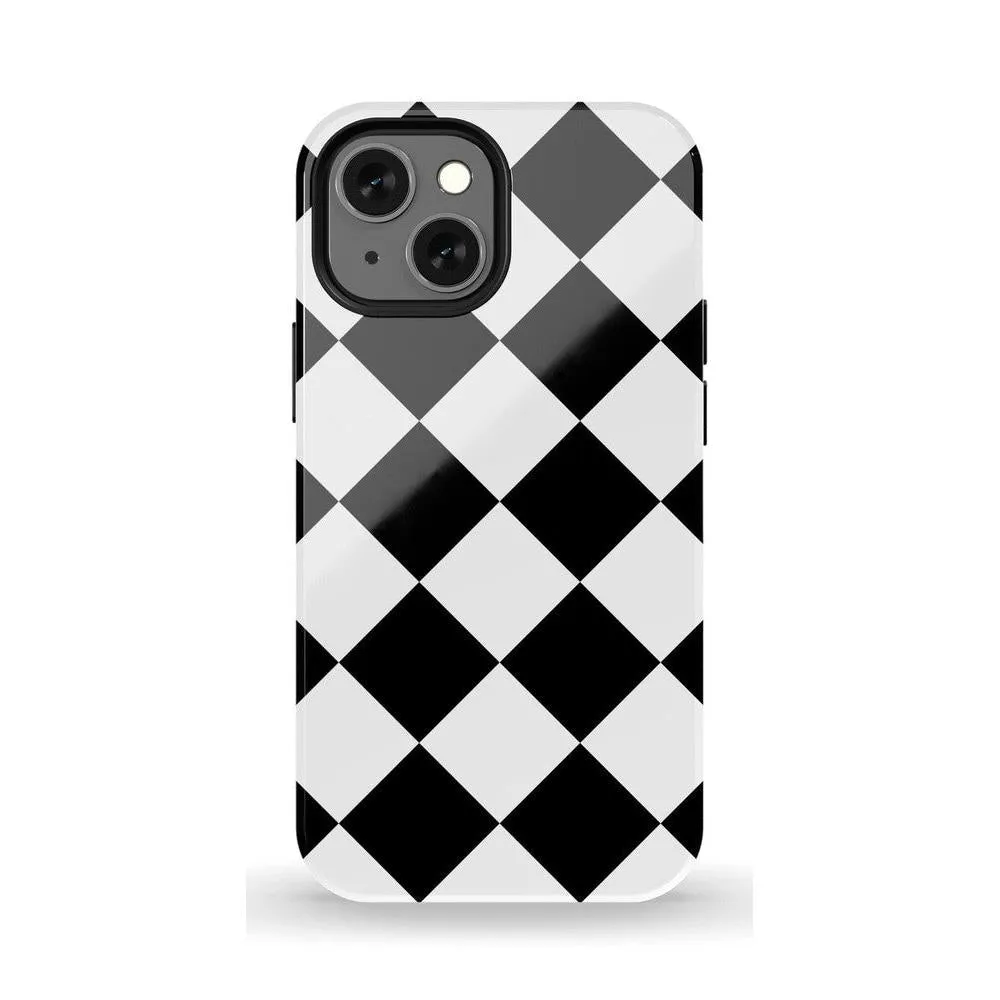 Premium Quality Black Checkerboard | High Contrast Design Case  Almost Sold Out!
