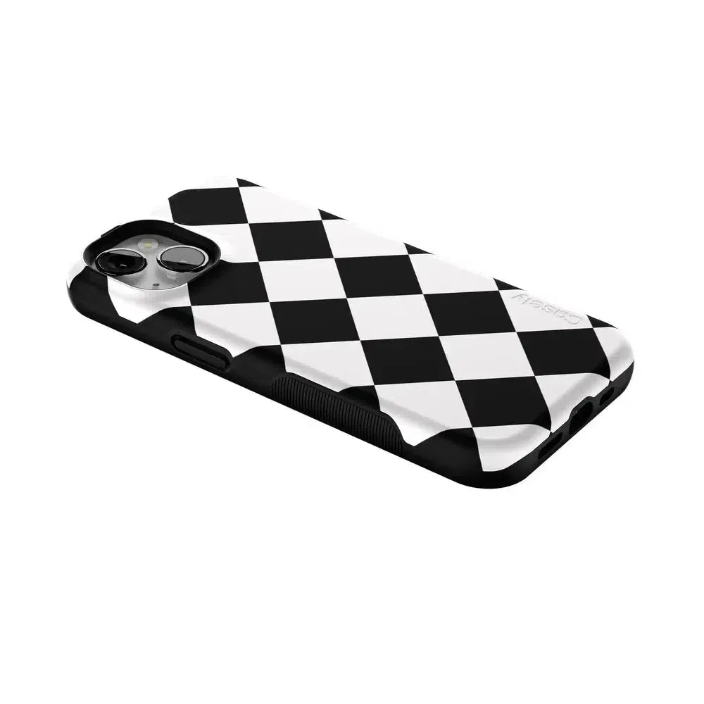 Premium Quality Black Checkerboard | High Contrast Design Case  Almost Sold Out!