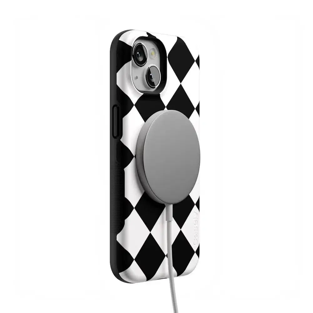 Premium Quality Black Checkerboard | High Contrast Design Case  Almost Sold Out!