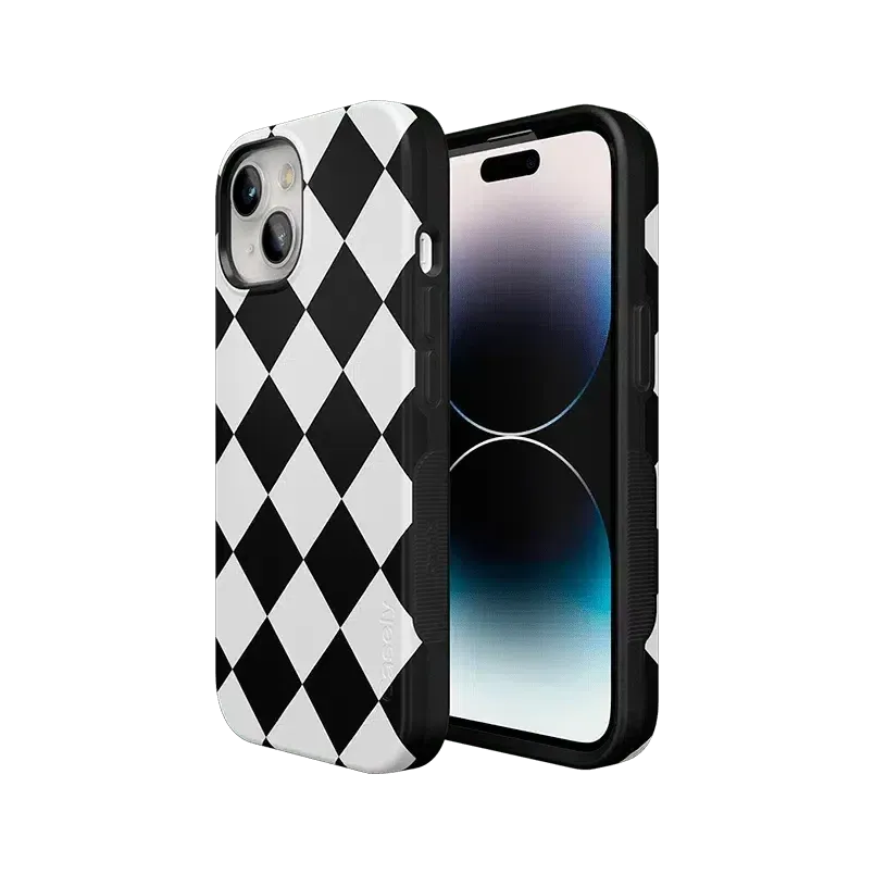 Premium Quality Black Checkerboard | High Contrast Design Case  Almost Sold Out!