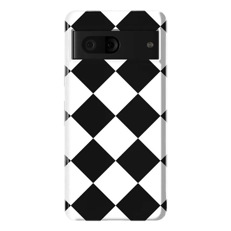 Premium Quality Black Checkerboard | High Contrast Design Case  Almost Sold Out!