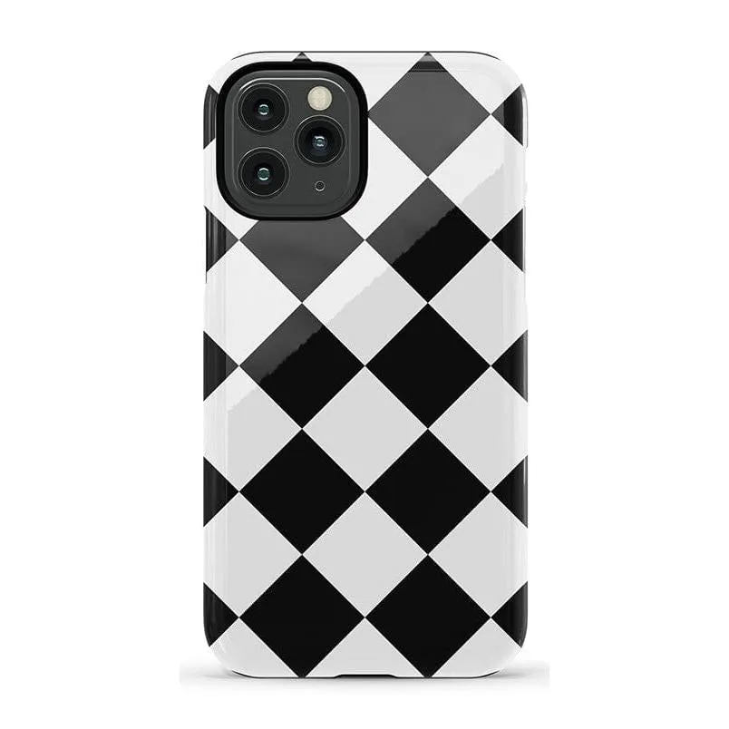 Premium Quality Black Checkerboard | High Contrast Design Case  Almost Sold Out!