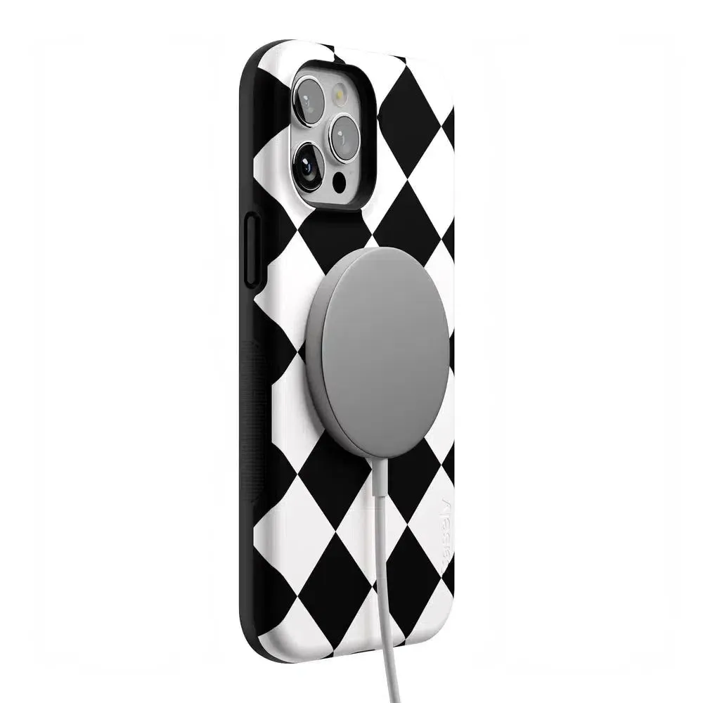 Premium Quality Black Checkerboard | High Contrast Design Case  Almost Sold Out!