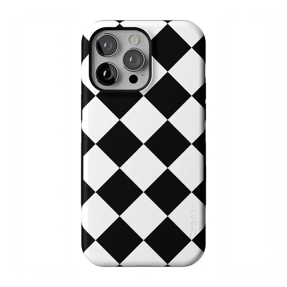 Premium Quality Black Checkerboard | High Contrast Design Case  Almost Sold Out!