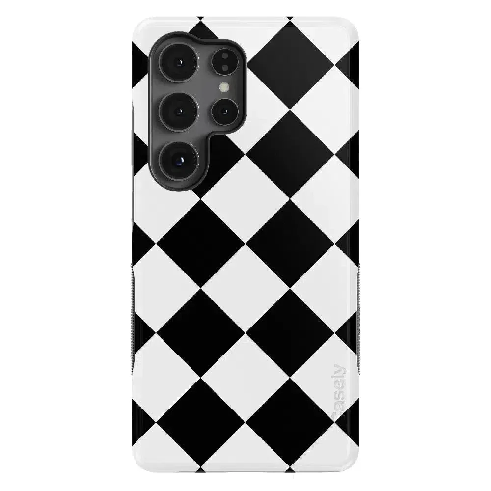 Premium Quality Black Checkerboard | High Contrast Design Case  Almost Sold Out!