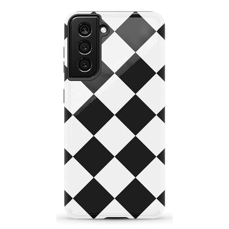 Premium Quality Black Checkerboard | High Contrast Design Case  Almost Sold Out!
