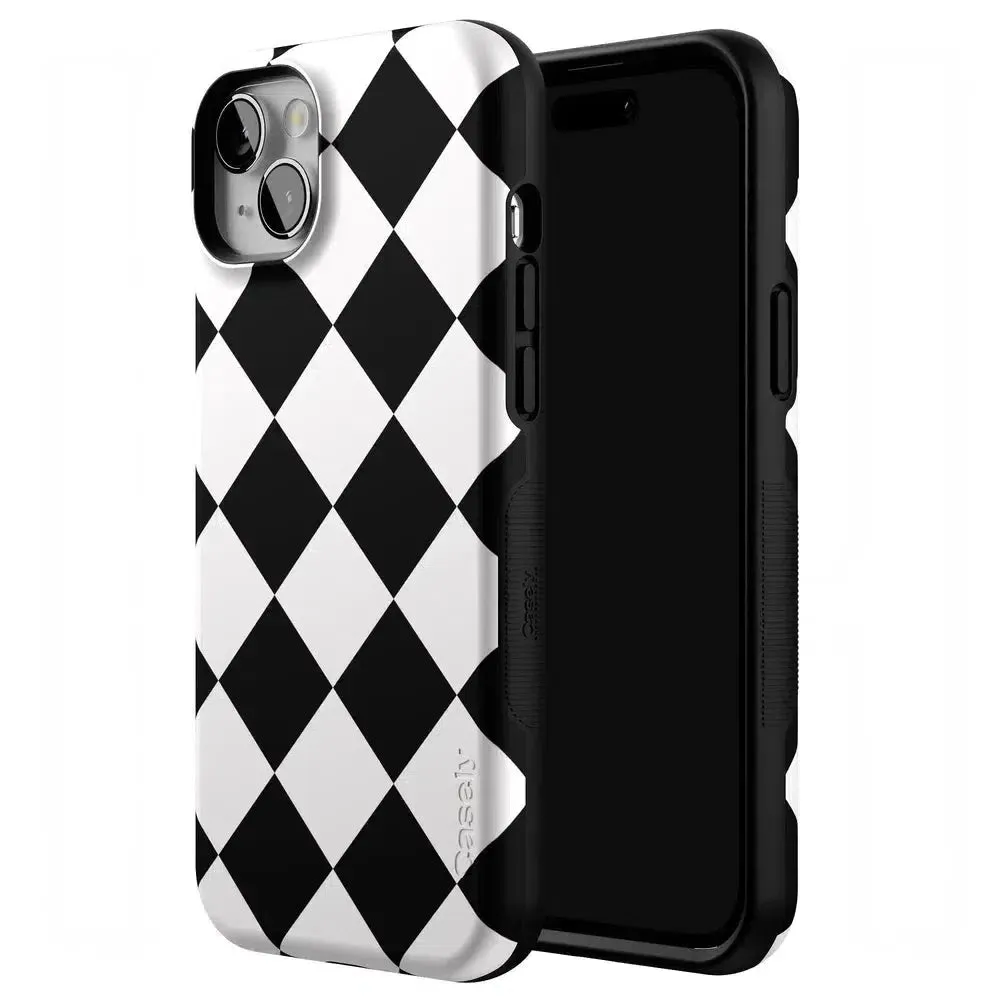 Premium Quality Black Checkerboard | High Contrast Design Case  Almost Sold Out!