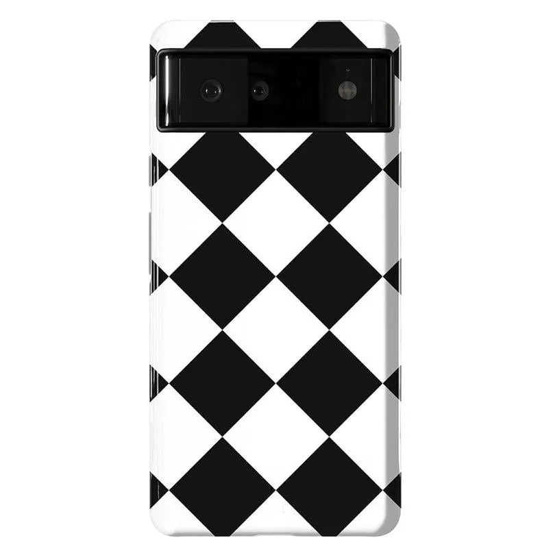 Premium Quality Black Checkerboard | High Contrast Design Case  Almost Sold Out!