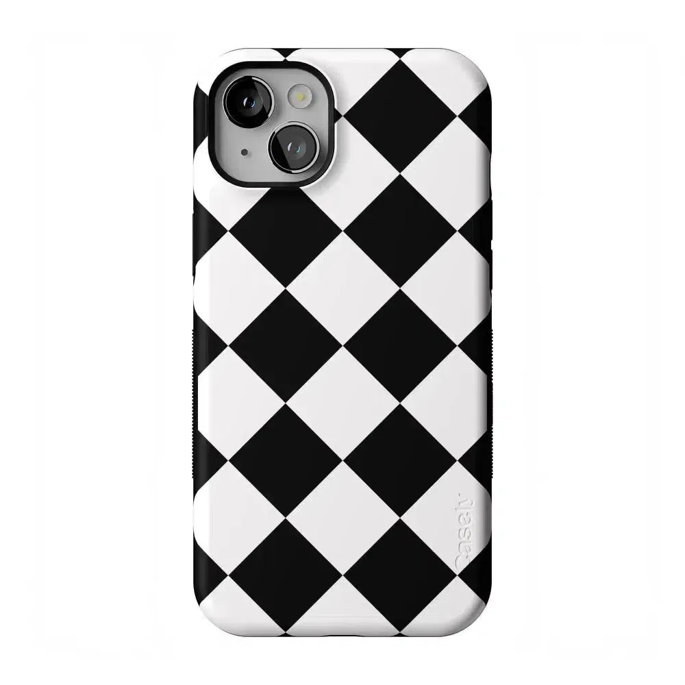 Premium Quality Black Checkerboard | High Contrast Design Case  Almost Sold Out!