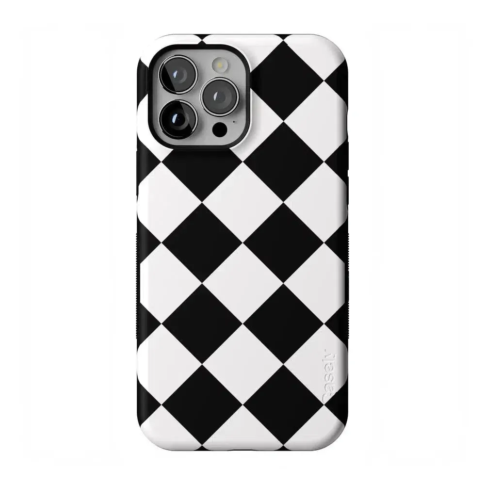 Premium Quality Black Checkerboard | High Contrast Design Case  Almost Sold Out!