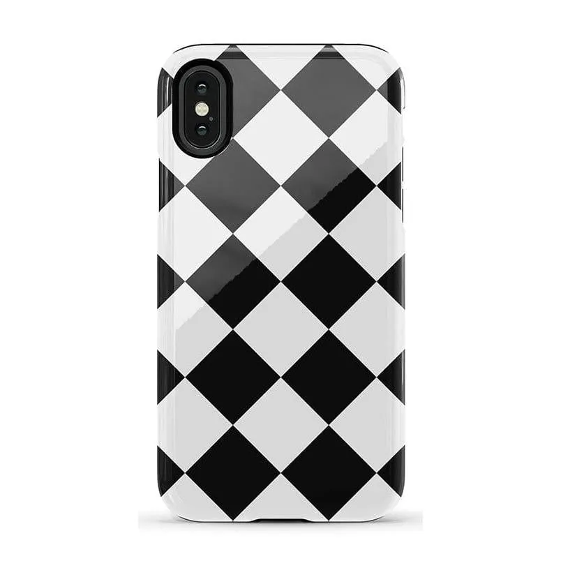 Premium Quality Black Checkerboard | High Contrast Design Case  Almost Sold Out!
