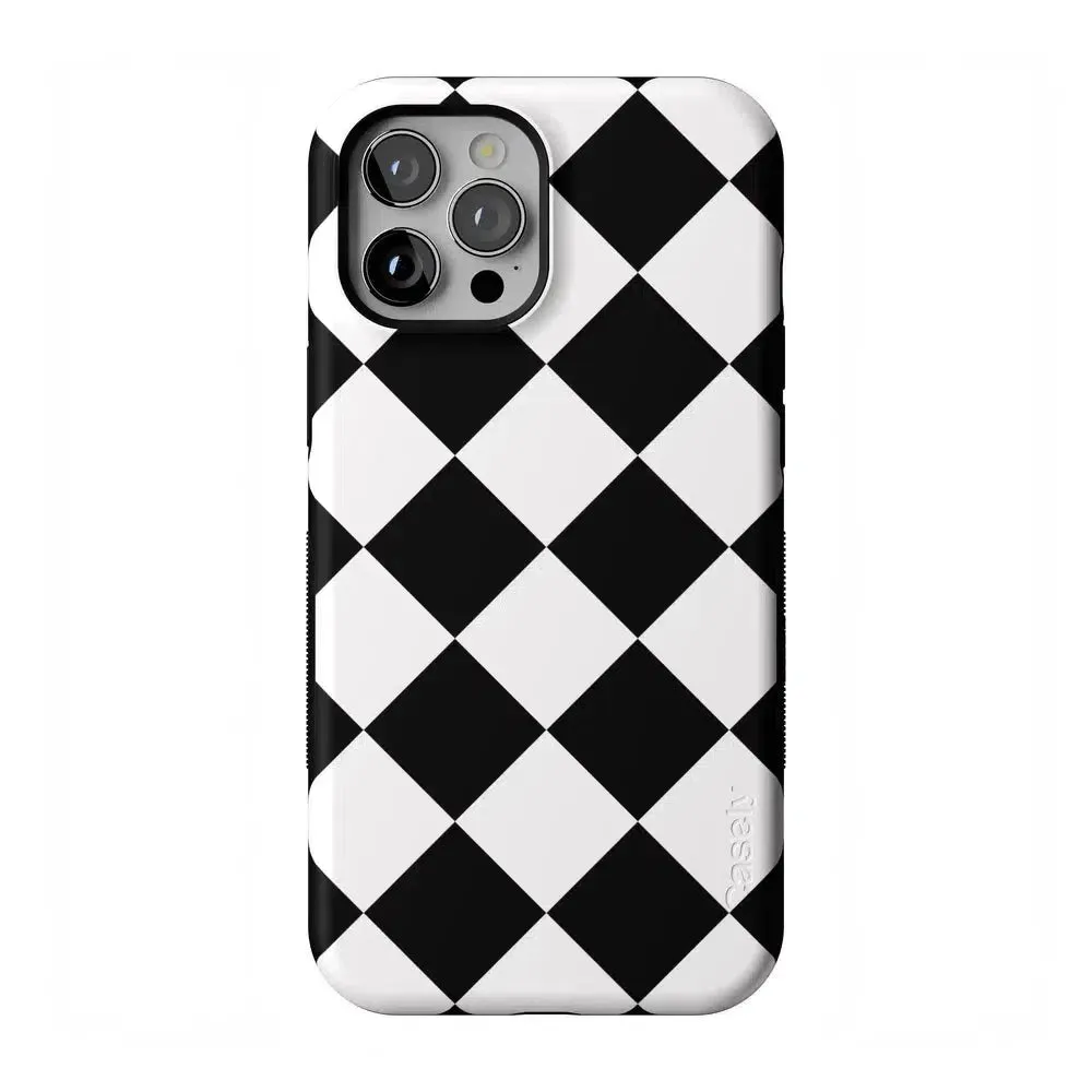 Premium Quality Black Checkerboard | High Contrast Design Case  Almost Sold Out!