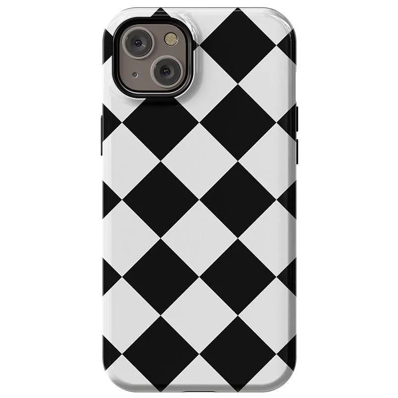 Premium Quality Black Checkerboard | High Contrast Design Case  Almost Sold Out!