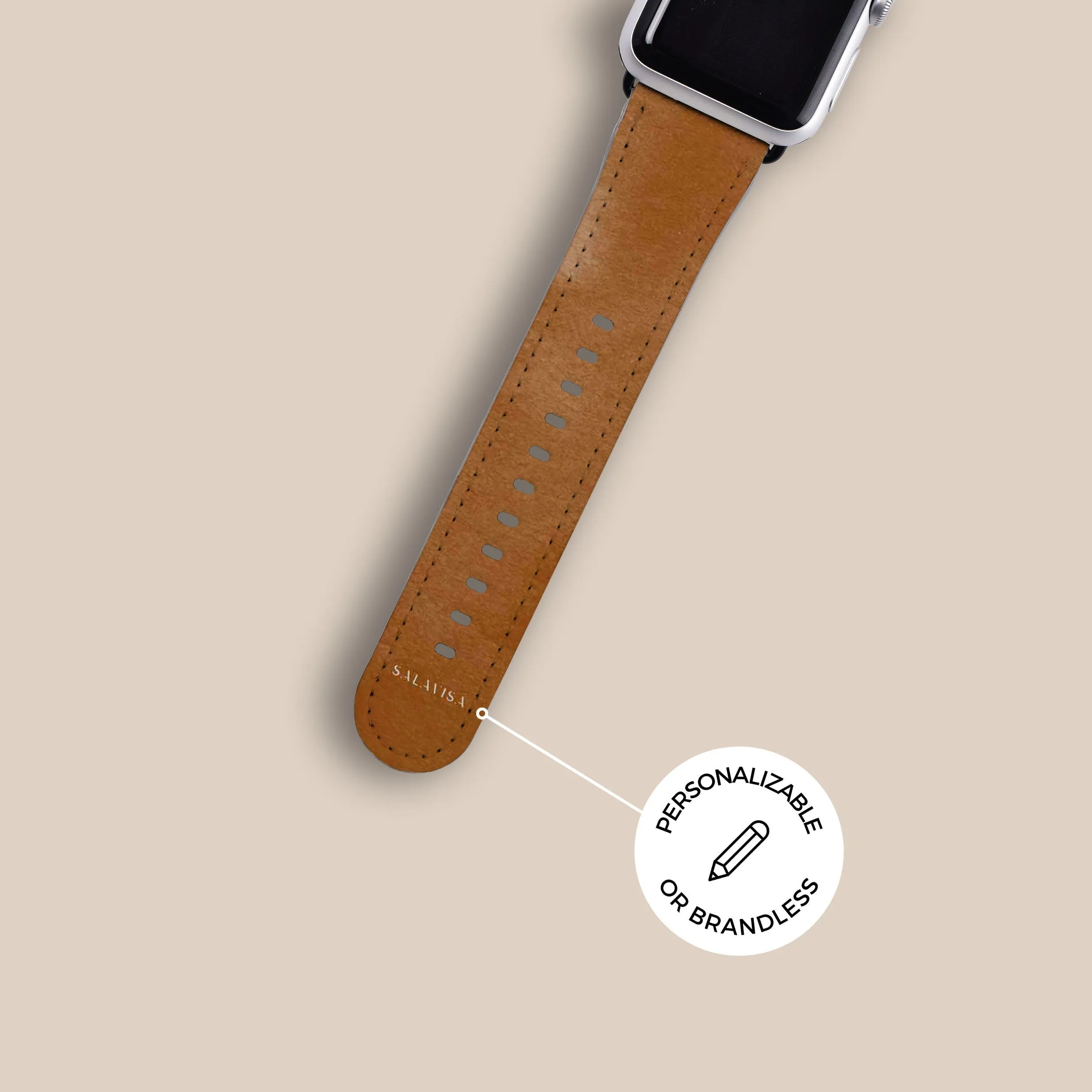 Premium Quality Burnt Orange Watercolor Apple Watch Band  Stylish & Comfortable