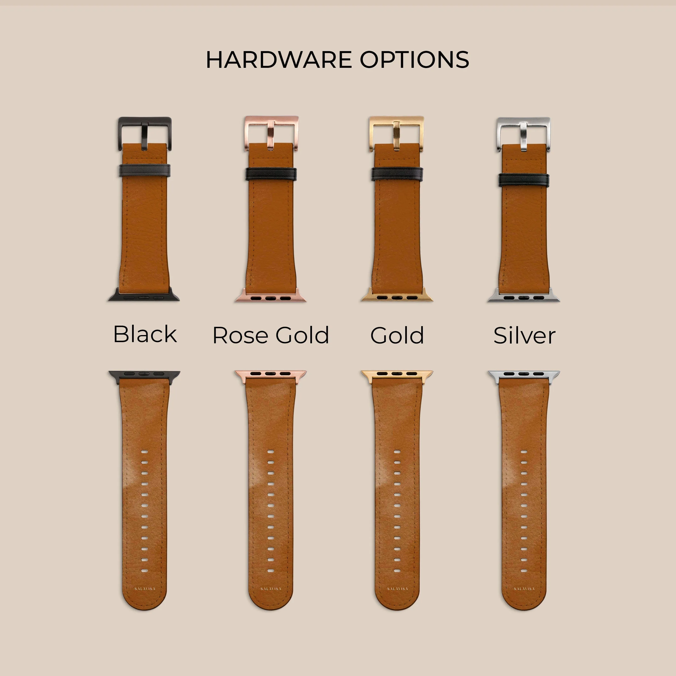 Premium Quality Burnt Orange Watercolor Apple Watch Band  Stylish & Comfortable