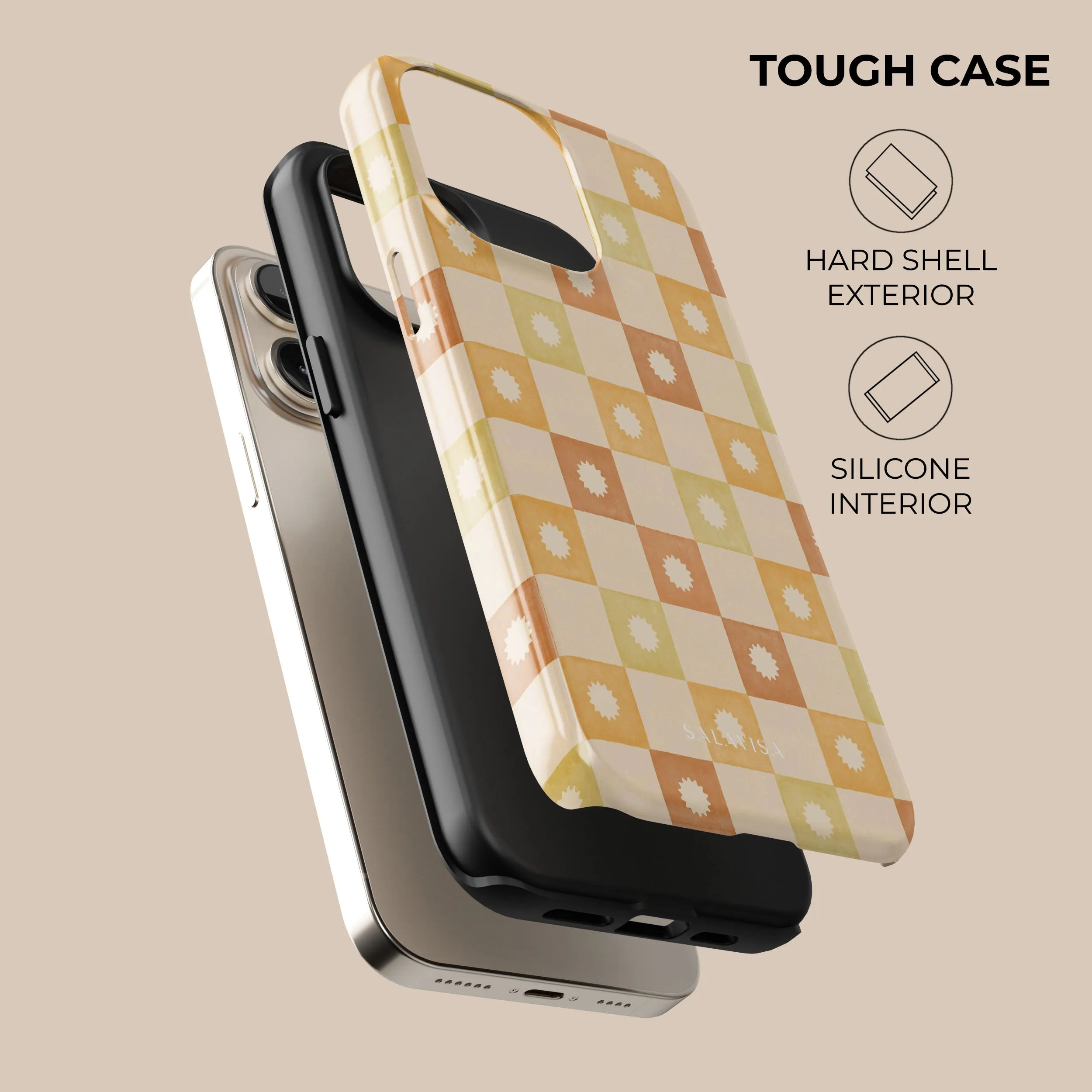 Premium Quality Checkered Elegance Phone Case  Almost Gone!