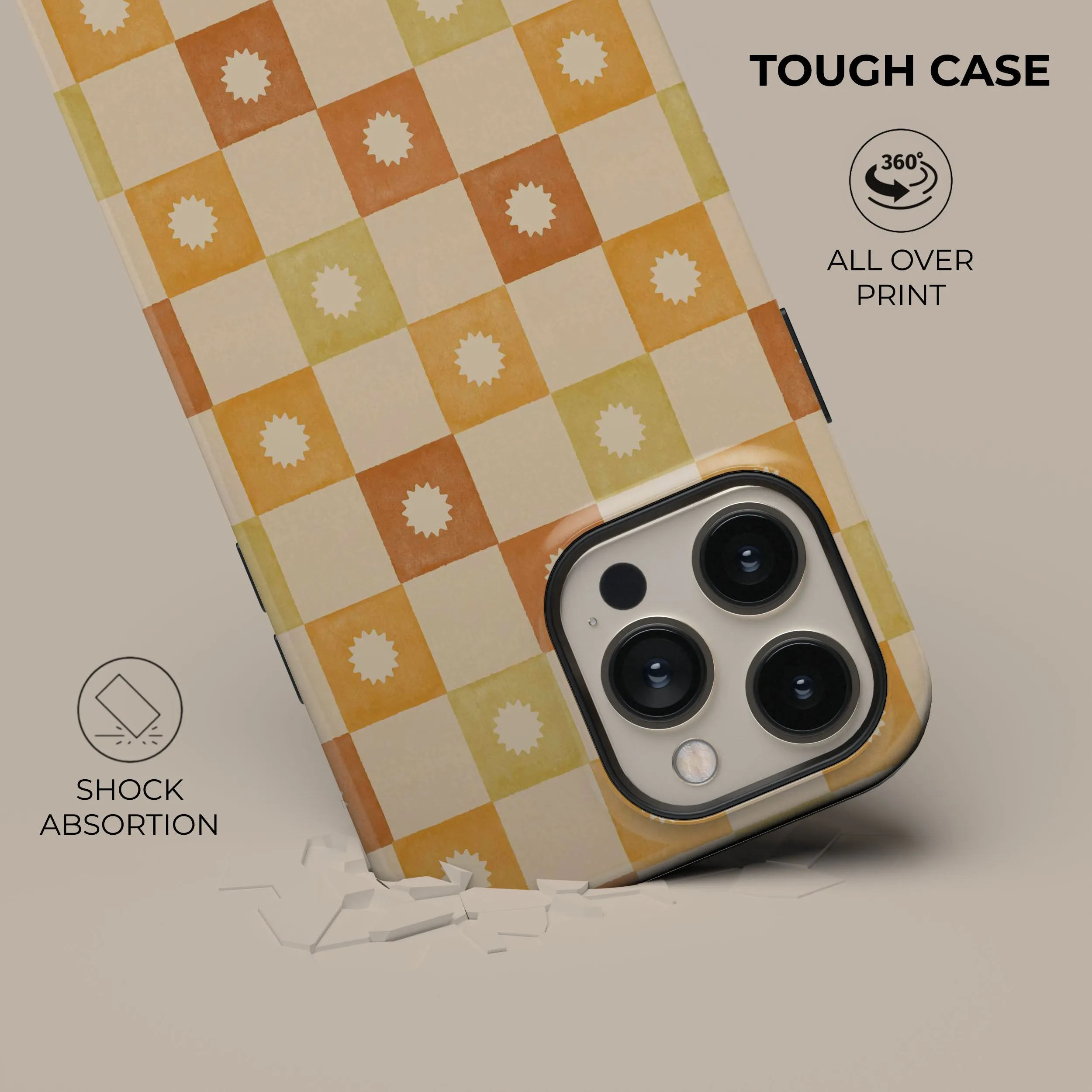 Premium Quality Checkered Elegance Phone Case  Almost Gone!