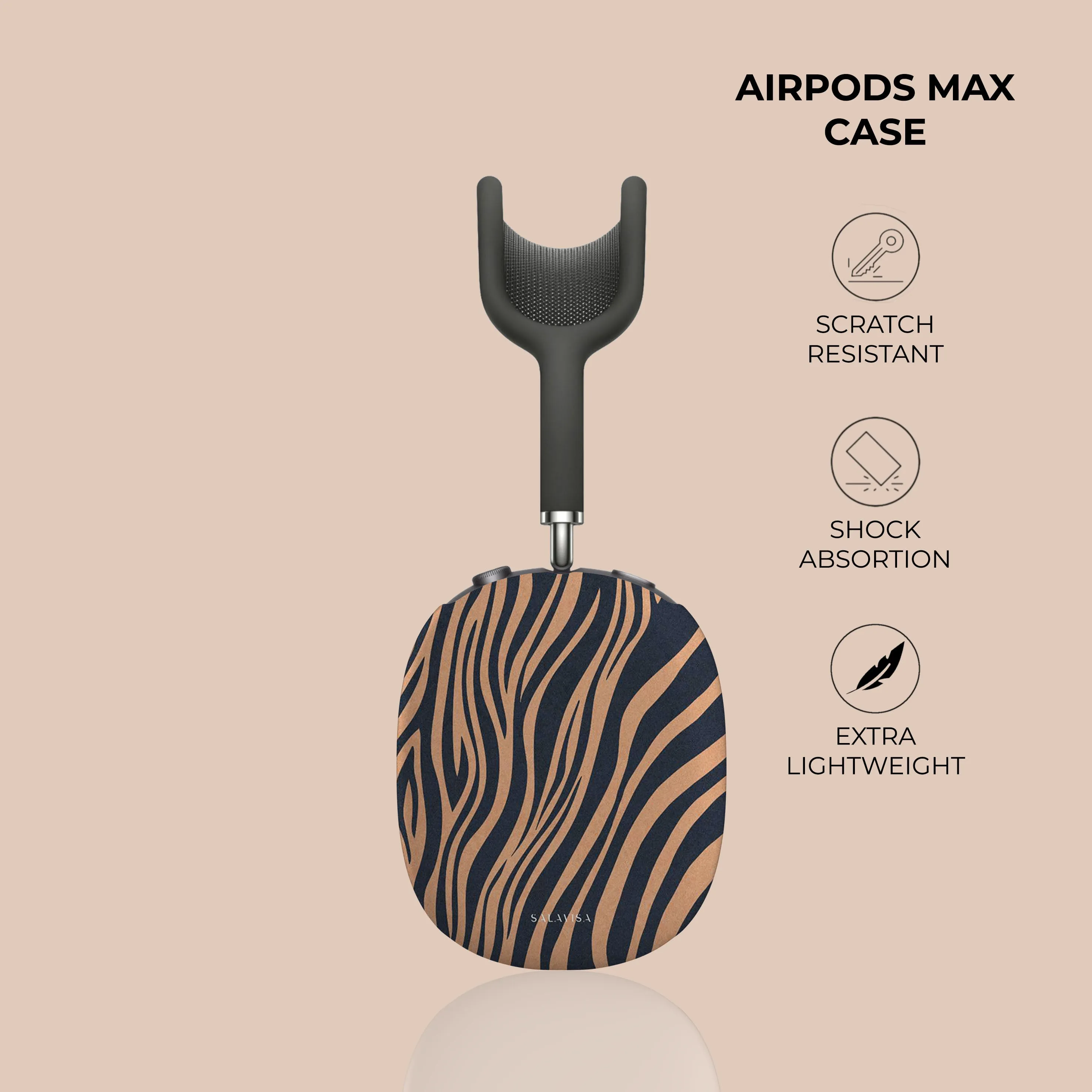 Premium Quality Copper Zebra AirPods Max Case  Limited Availability!