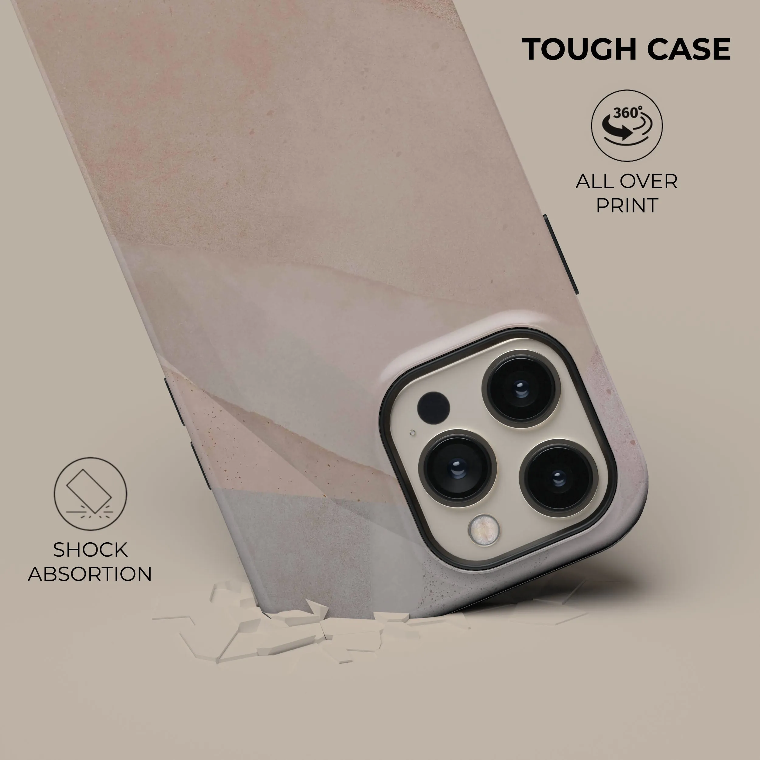 Premium Quality Creamy Pink Phone Case  Last Chance!