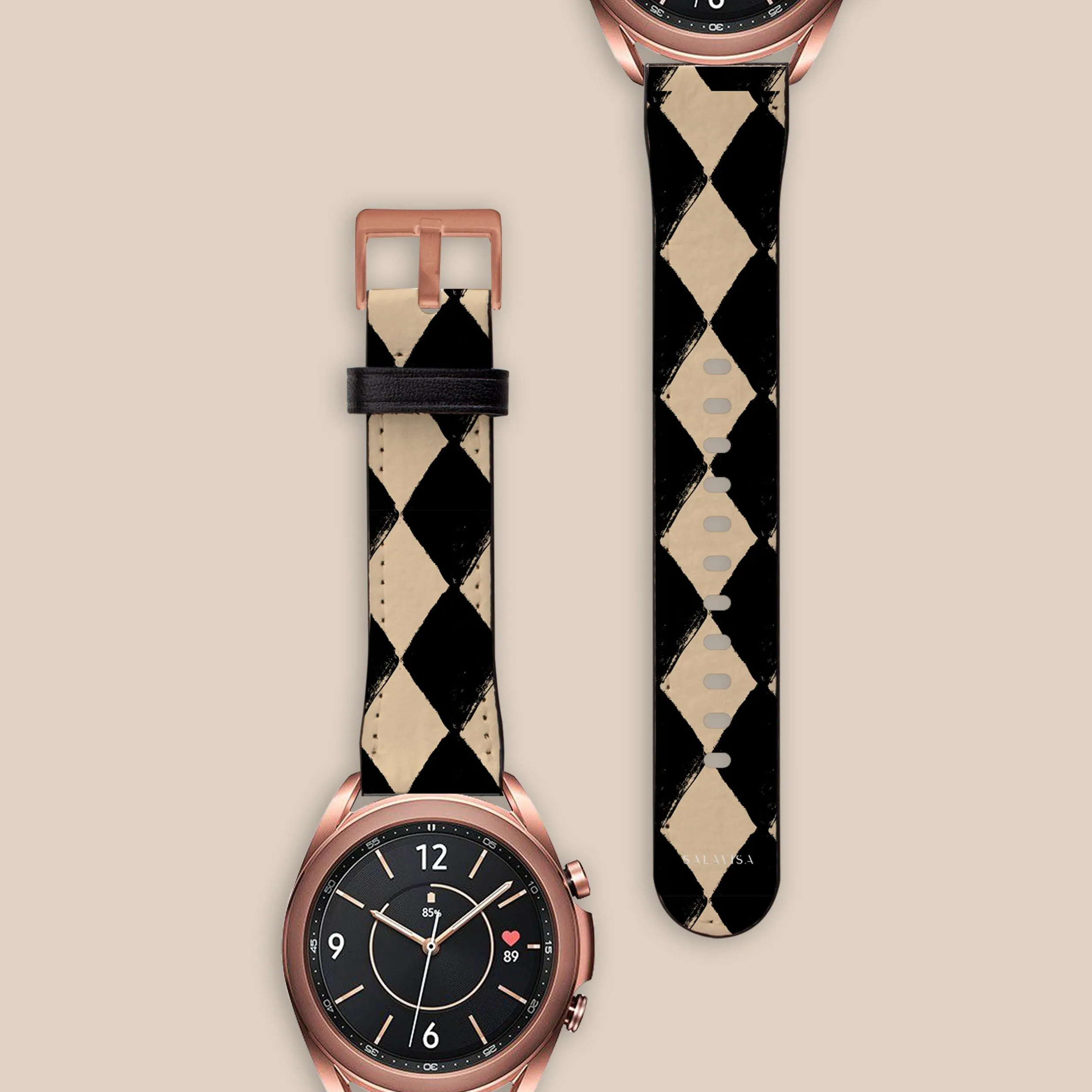 Premium Quality Diamond Chess Galaxy Watch Band  Going Fast!