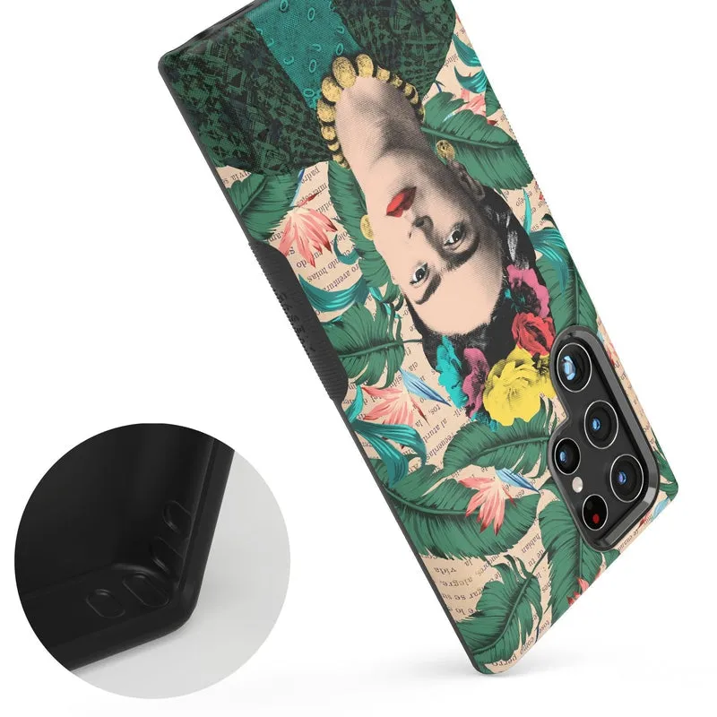 Premium Quality Find Your Muse | Frida Kahlo Portrait Samsung Case  Dont Miss Out!
