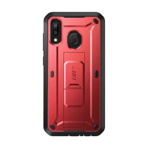 Premium Quality Galaxy A20 / A30 Unicorn Beetle Pro Rugged Holster Case-Metallic Red  Almost Gone!