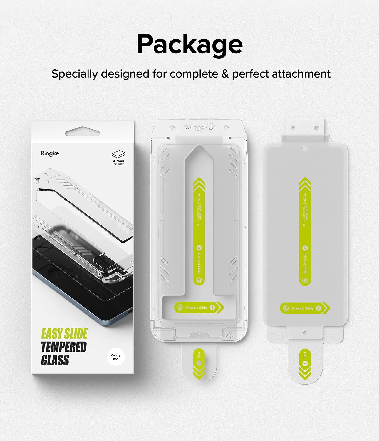 Premium Quality Galaxy A55 Screen Protector | Easy Slide Tempered Glass  Ends Soon!