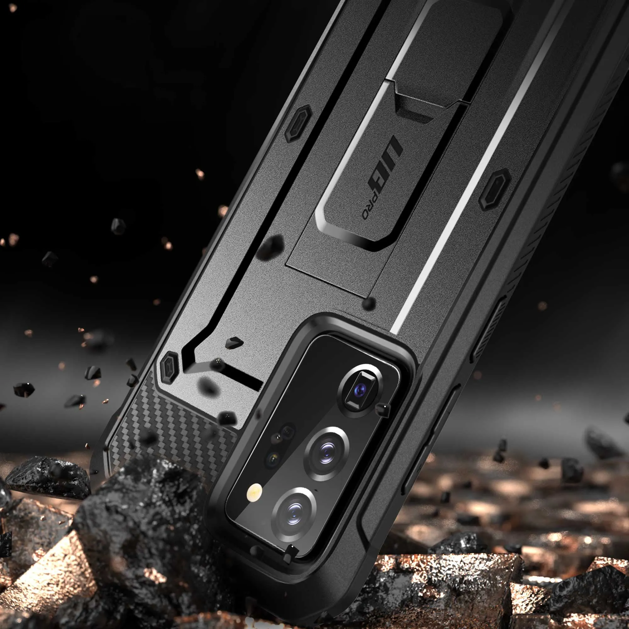 Premium Quality Galaxy Note20 Ultra Unicorn Beetle PRO Rugged Holster Case-Black  Going Fast!