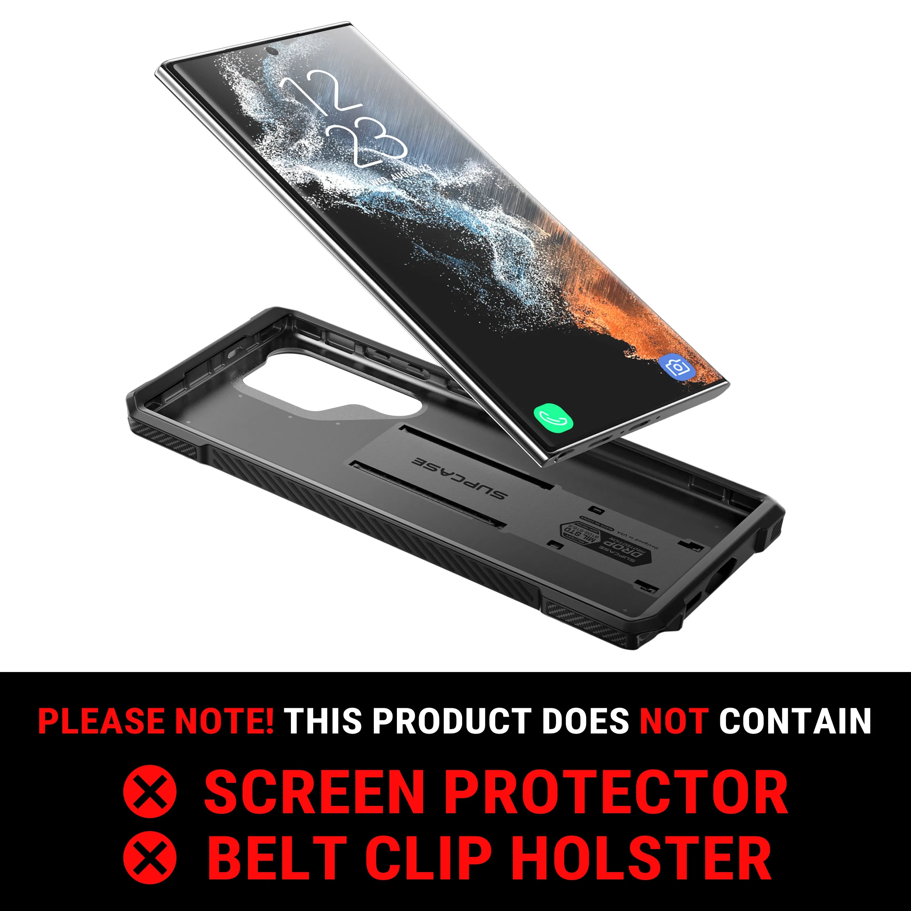Premium Quality Galaxy S22 Ultra Unicorn Beetle Case-Black  Dont Miss Out!