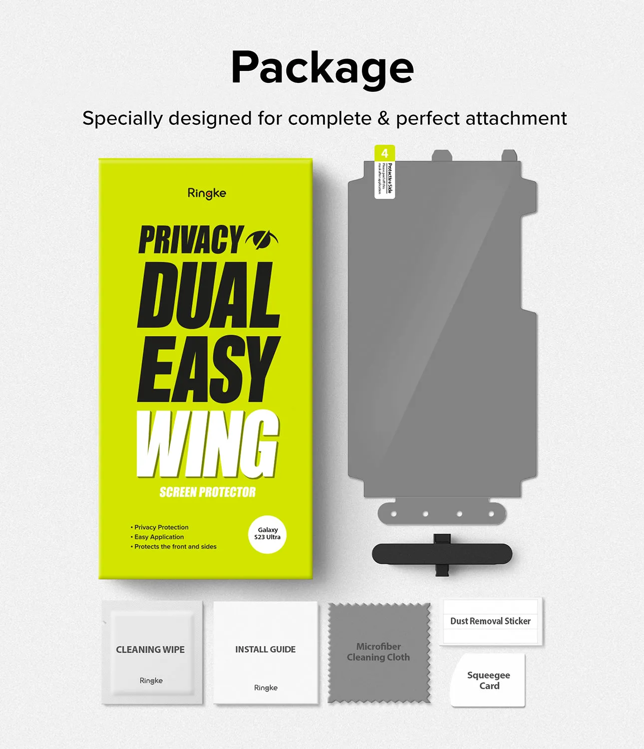 Premium Quality Galaxy S23 Ultra Screen Protector | Privacy Dual Easy Film Wing  Limited Availability!