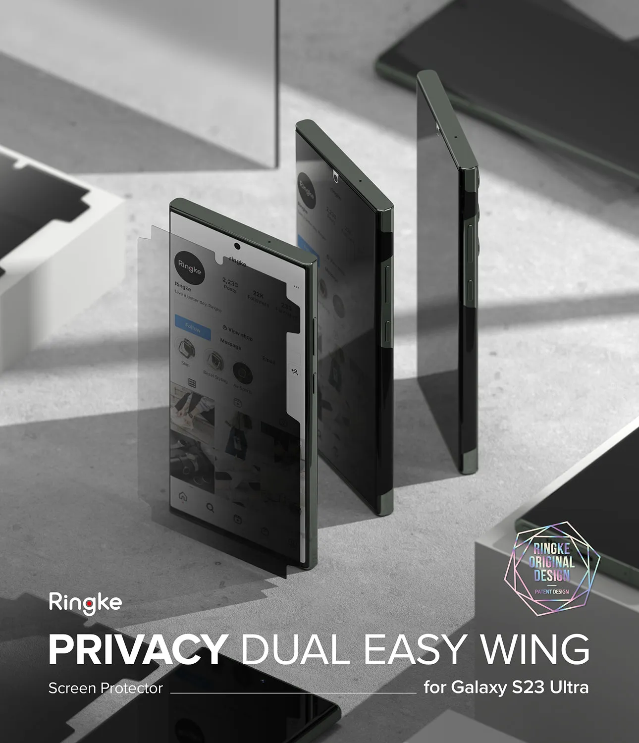 Premium Quality Galaxy S23 Ultra Screen Protector | Privacy Dual Easy Film Wing  Limited Availability!
