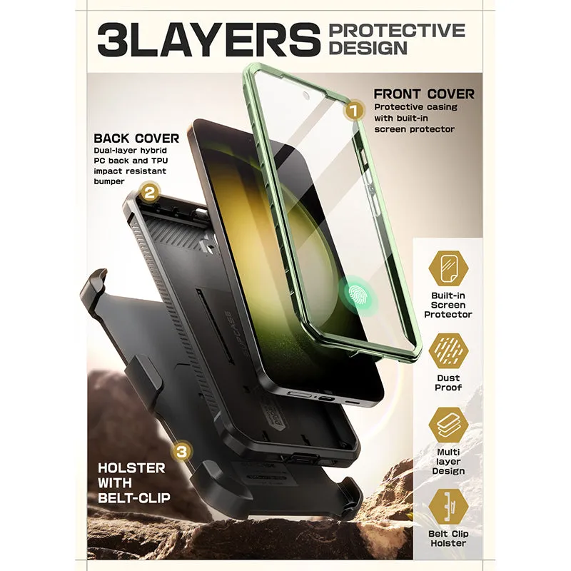 Premium Quality Galaxy S24 Plus Unicorn Beetle PRO Rugged Case-Dark Green  Going Fast!
