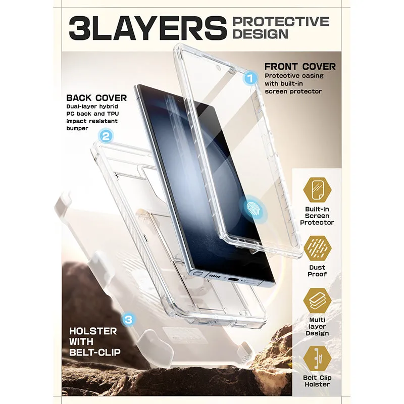 Premium Quality Galaxy S24 Ultra Unicorn Beetle PRO Rugged Case-Clear  Ends Soon!