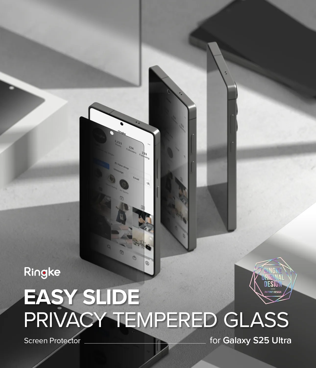 Premium Quality Galaxy S25 Ultra Screen Protector | Easy Slide Privacy Tempered Glass  Ends Soon!