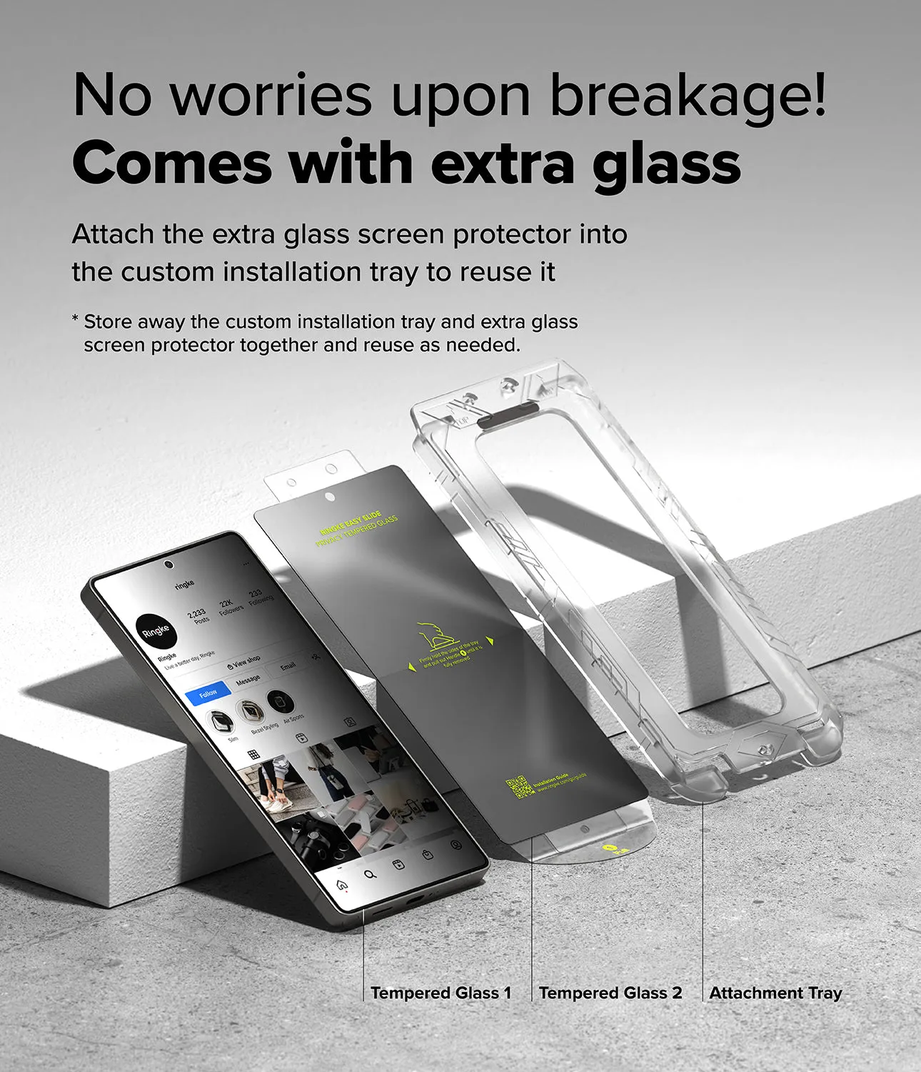 Premium Quality Galaxy S25 Ultra Screen Protector | Easy Slide Privacy Tempered Glass  Ends Soon!