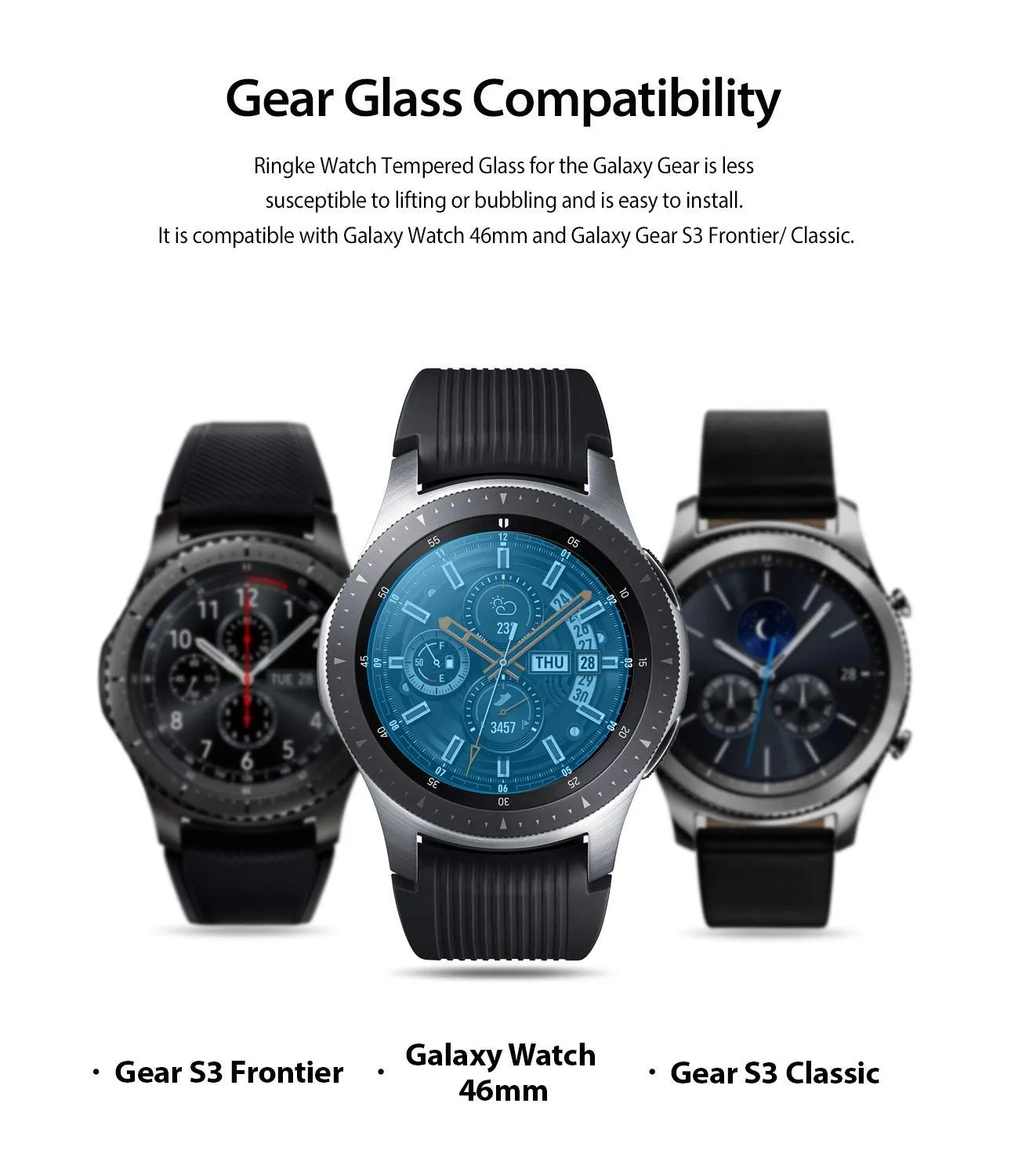 Premium Quality Galaxy Watch 46mm Screen Protector | Glass  Last Chance!