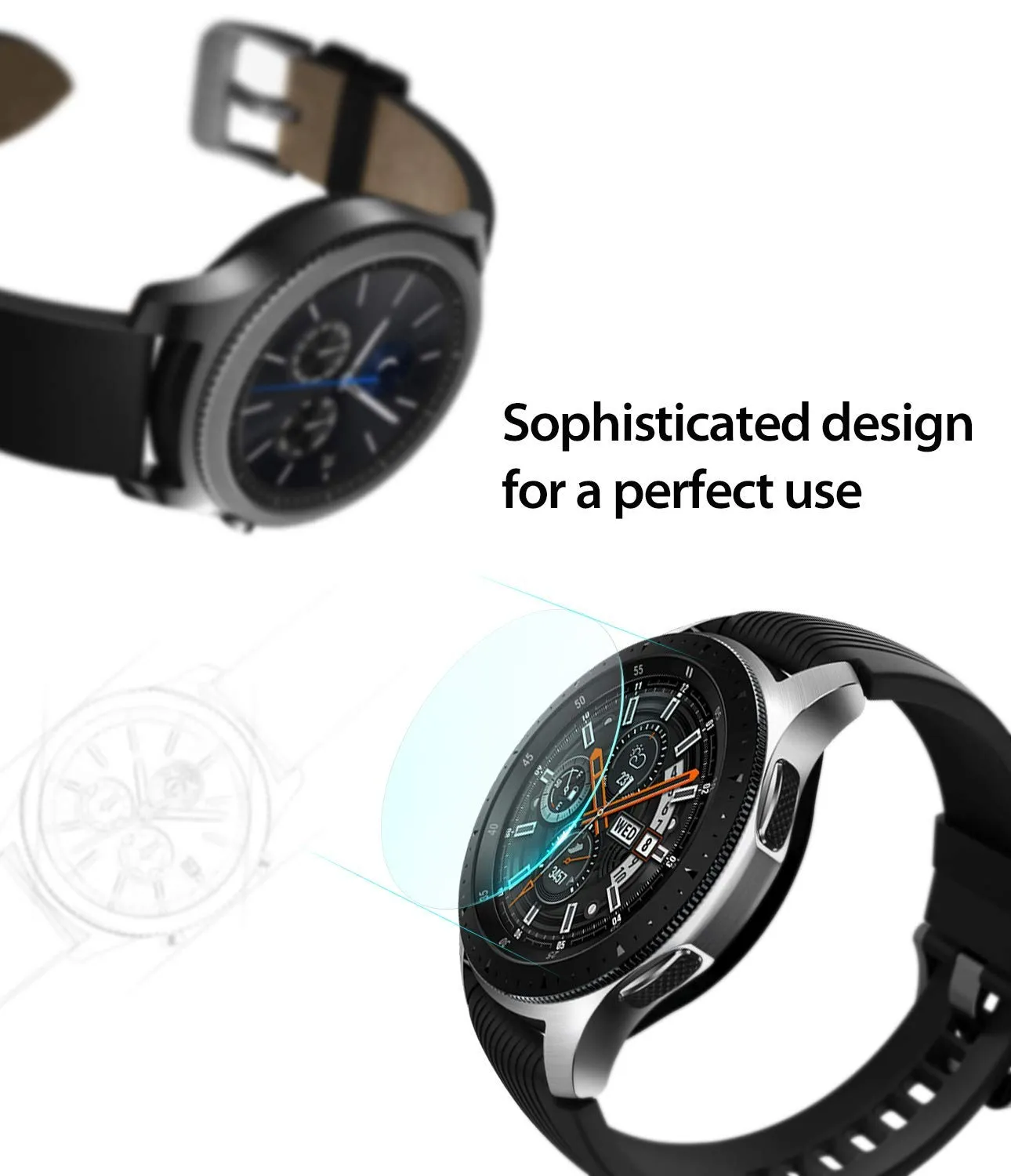 Premium Quality Galaxy Watch 46mm Screen Protector | Glass  Last Chance!