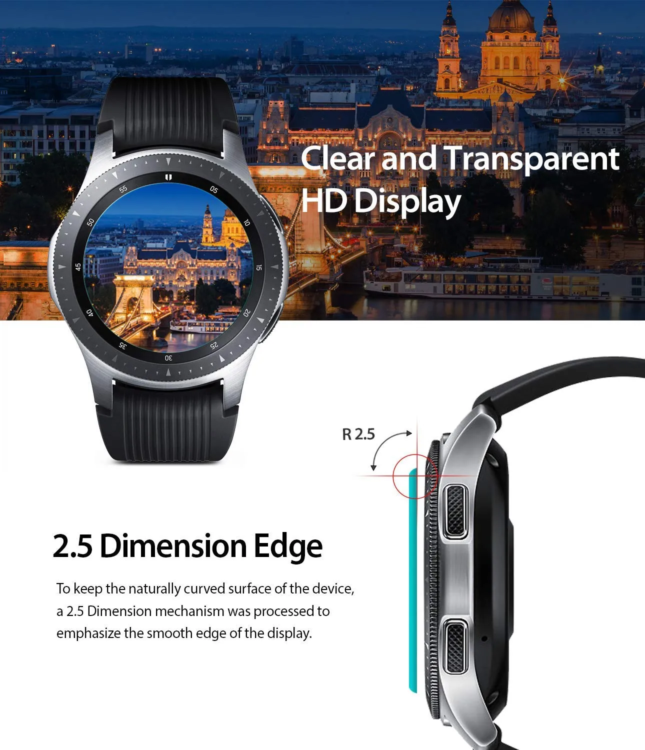 Premium Quality Galaxy Watch 46mm Screen Protector | Glass  Last Chance!