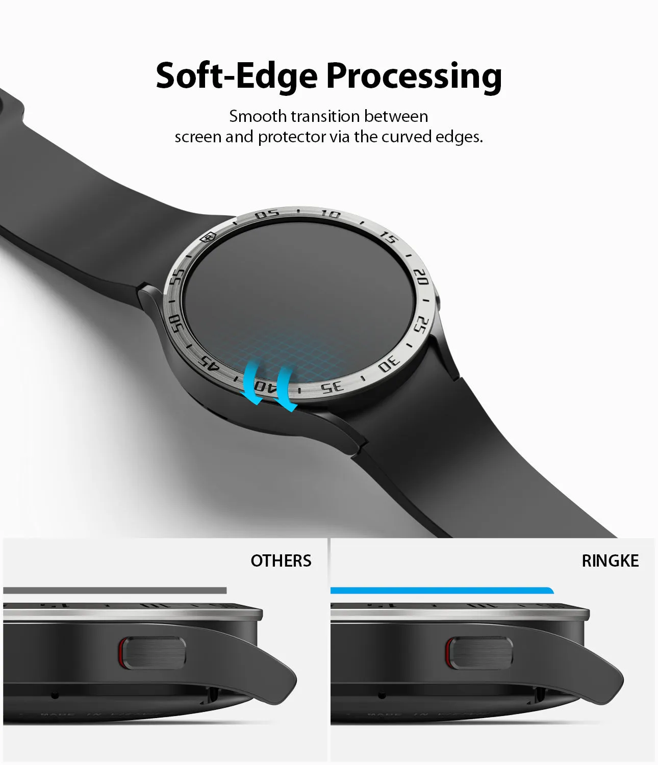 Premium Quality Galaxy Watch 5/4 40mm Screen Protector for Bezel Styling | Glass - R2  Limited Availability!