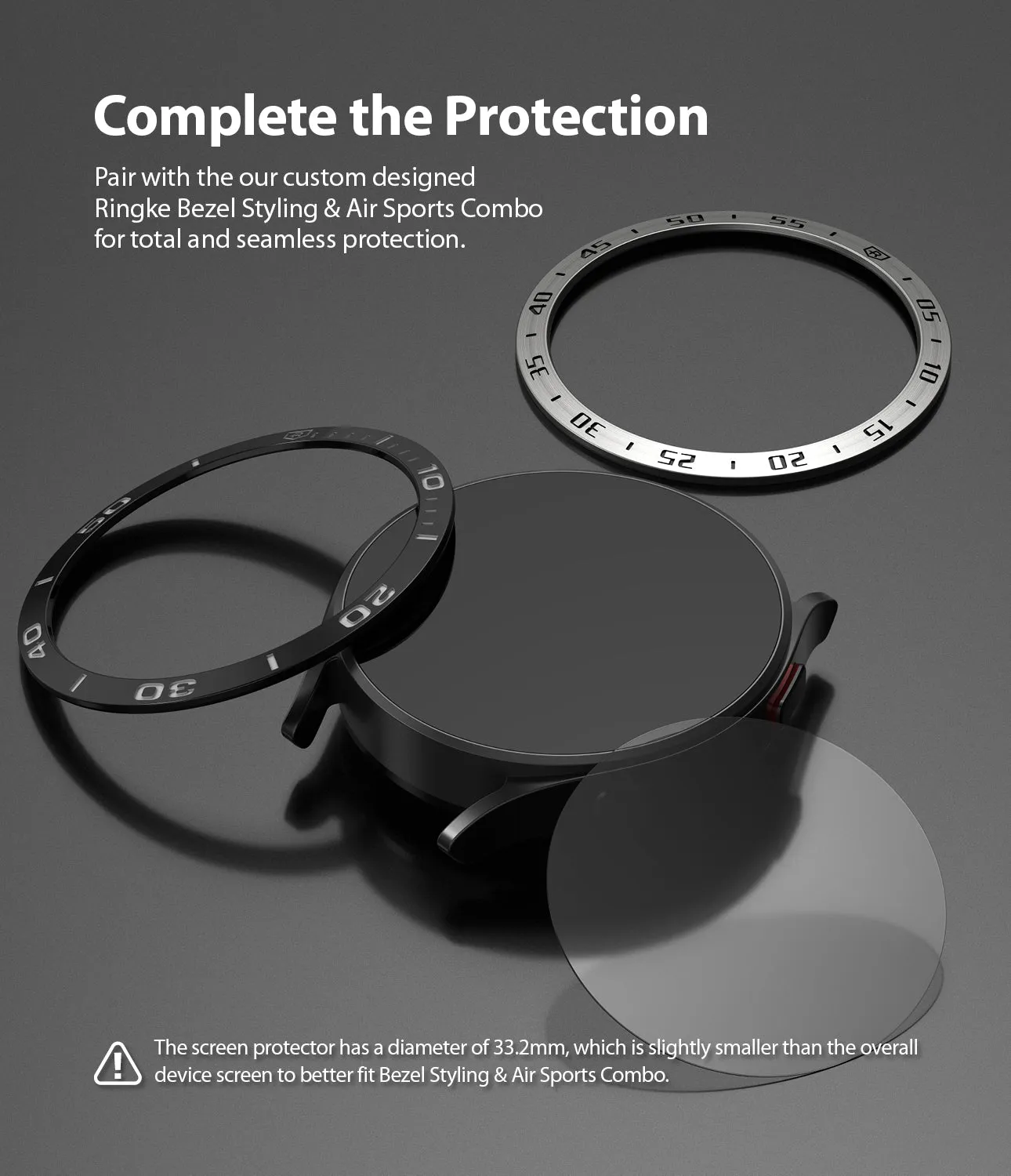 Premium Quality Galaxy Watch 5/4 40mm Screen Protector for Bezel Styling | Glass - R2  Limited Availability!