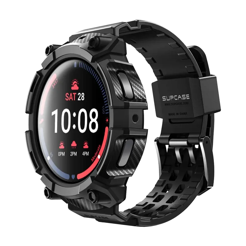 Premium Quality Galaxy Watch5 Pro 45mm Unicorn Beetle PRO Wristband Case-Black  Last Few Pieces!