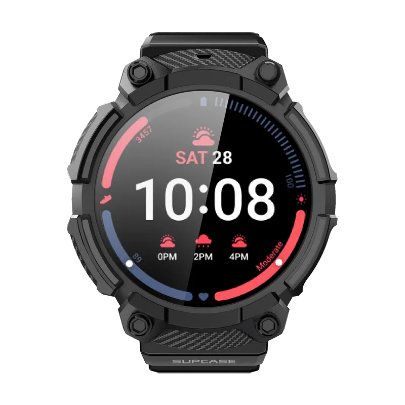 Premium Quality Galaxy Watch5 Pro 45mm Unicorn Beetle PRO Wristband Case-Black  Last Few Pieces!