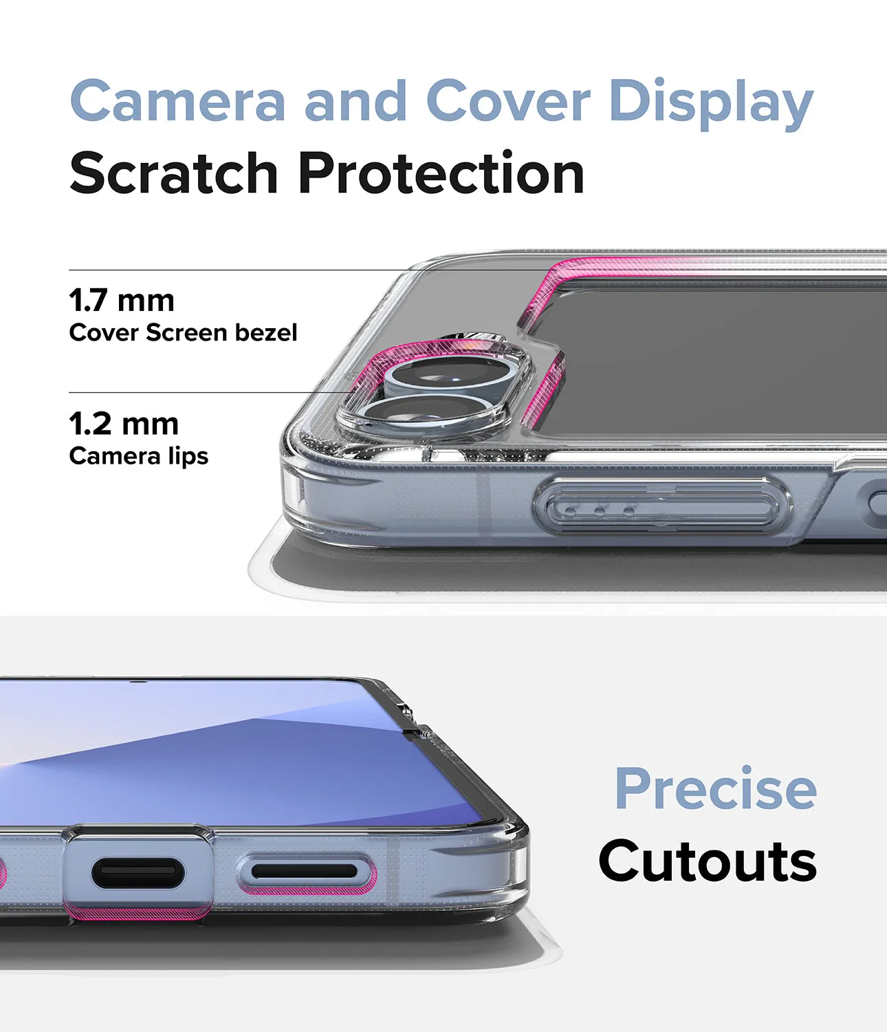 Premium Quality Galaxy Z Flip 6 Case | Fusion Magnetic - Clear  Stylish & Comfortable
