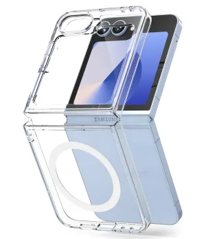 Premium Quality Galaxy Z Flip 6 Case | Fusion Magnetic - Clear  Stylish & Comfortable