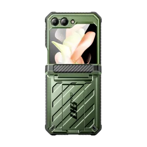 Premium Quality Galaxy Z Flip5 Unicorn Beetle PRO Rugged Case with Belt Clip-Dark Green  Almost Sold Out!