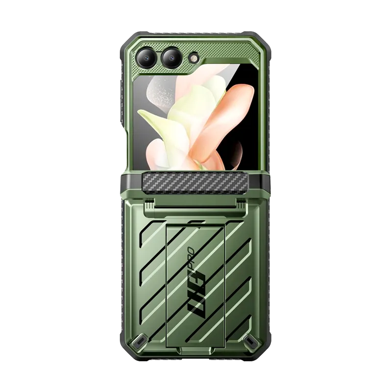 Premium Quality Galaxy Z Flip5 Unicorn Beetle PRO Rugged Case with Belt Clip-Dark Green  Almost Sold Out!
