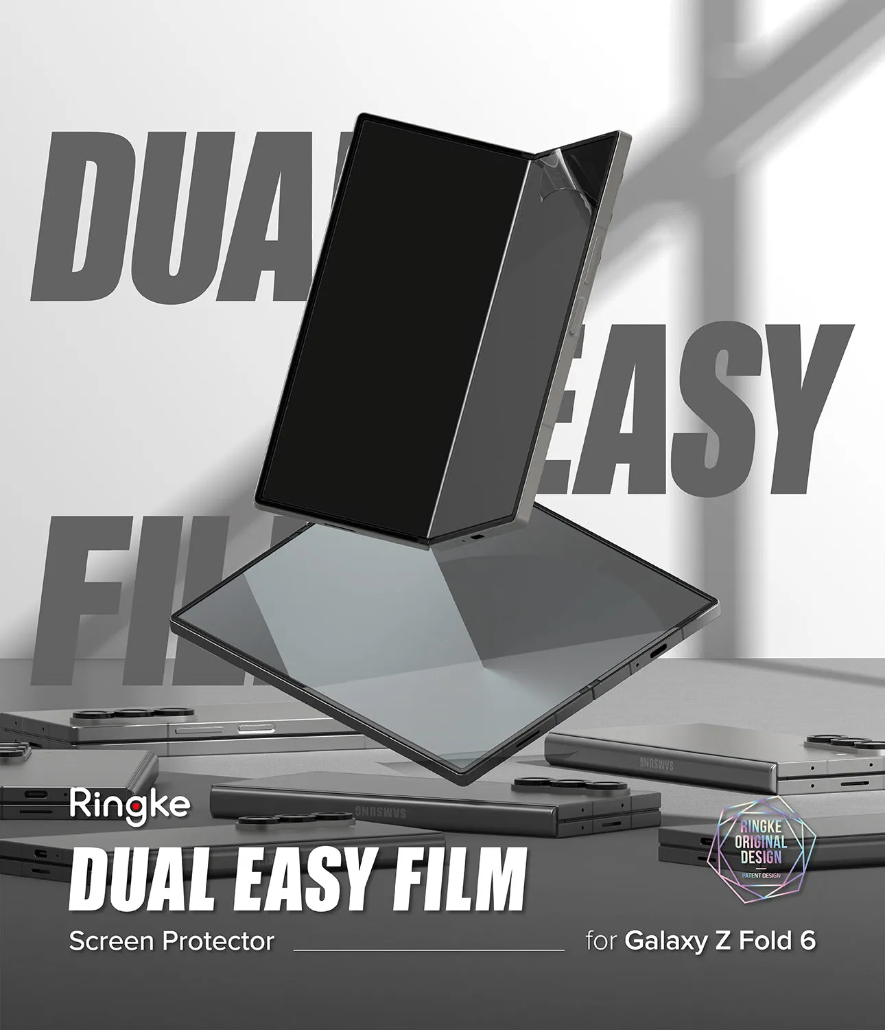 Premium Quality Galaxy Z Fold 6 Screen Protector | Dual Easy Film (2 Pack)  Almost Gone!