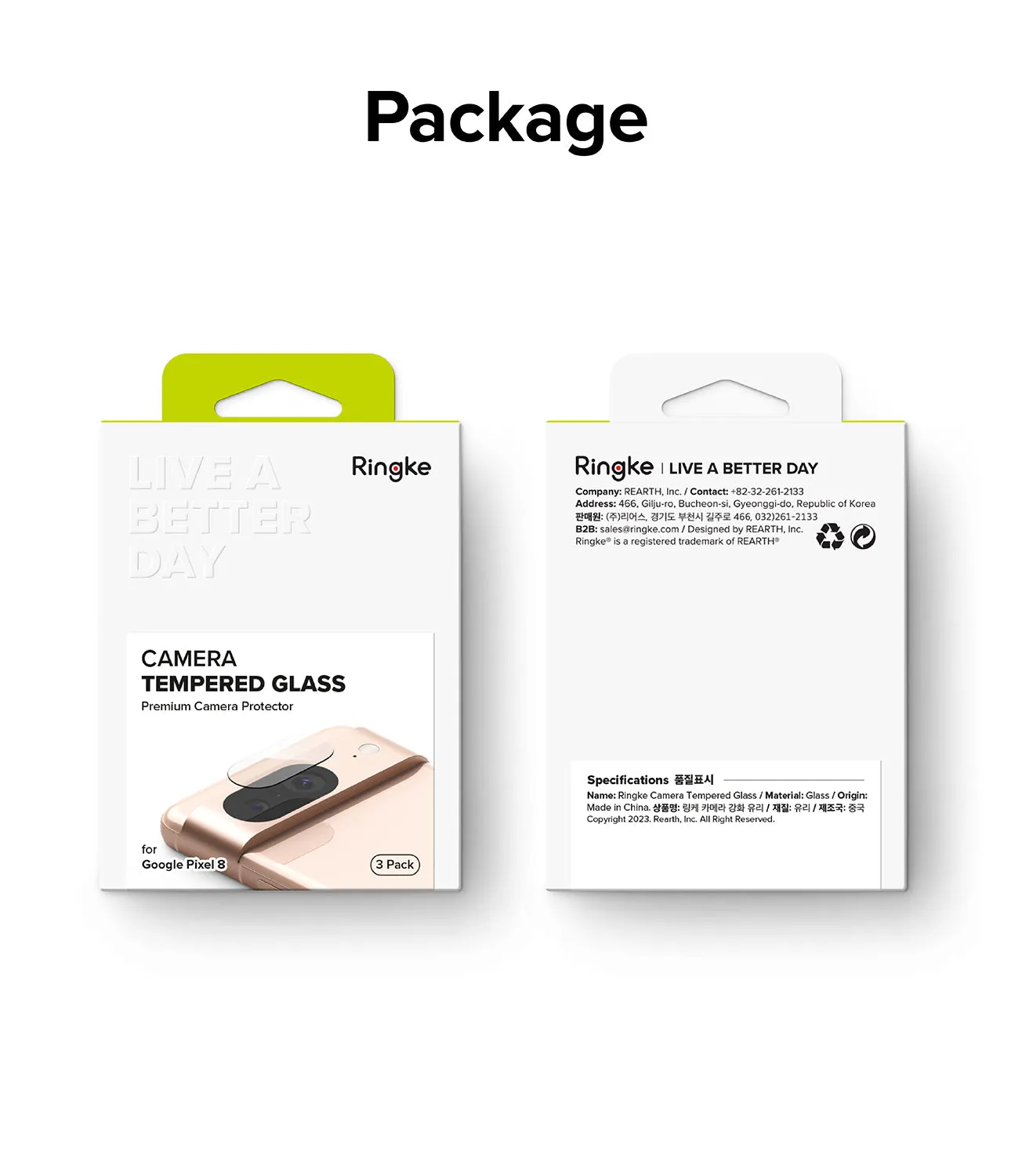 Premium Quality Google Pixel 8 | Camera Protector Glass [3 Pack]  Almost Gone!