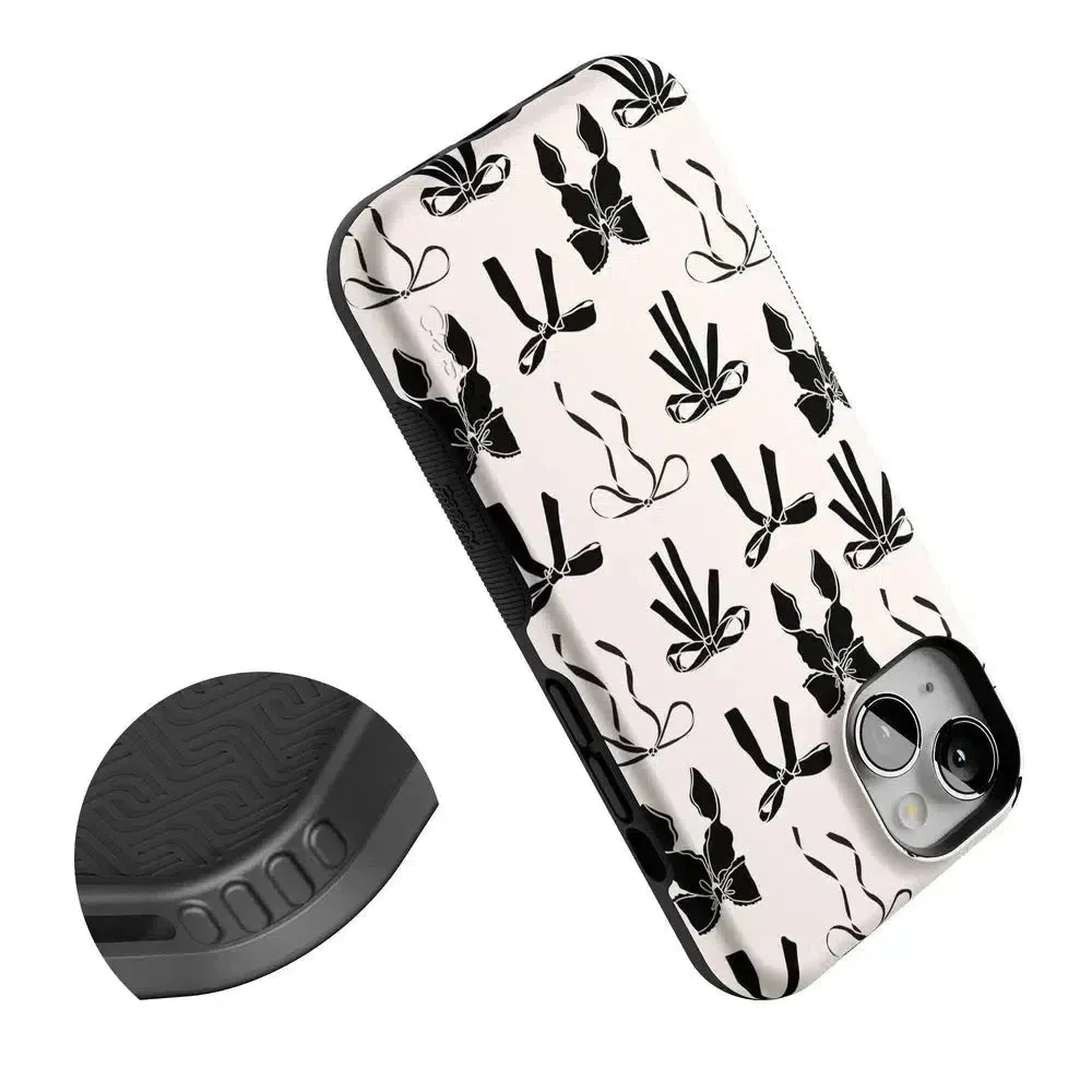 Premium Quality Goth Girlie | Black Bows Case  Stylish & Comfortable