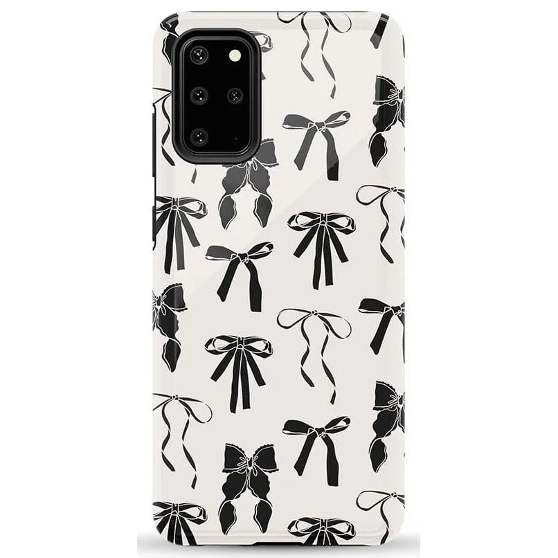 Premium Quality Goth Girlie | Black Bows Case  Stylish & Comfortable